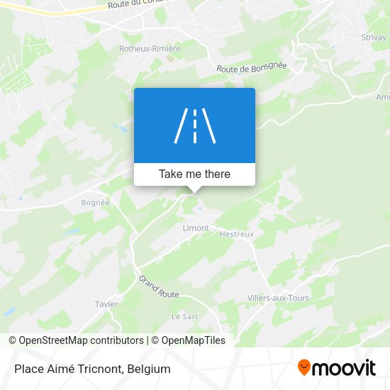 Place Aimé Tricnont plan