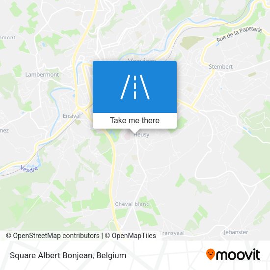 Square Albert Bonjean plan