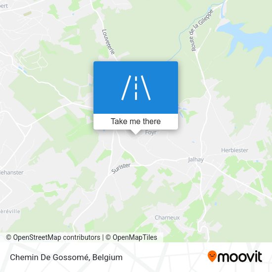 Chemin De Gossomé plan