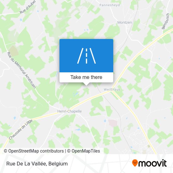 Rue De La Vallée map