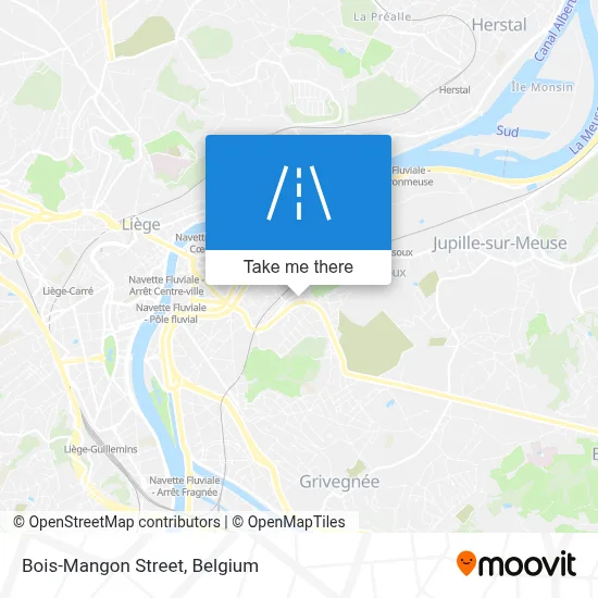 Bois-Mangon Street map