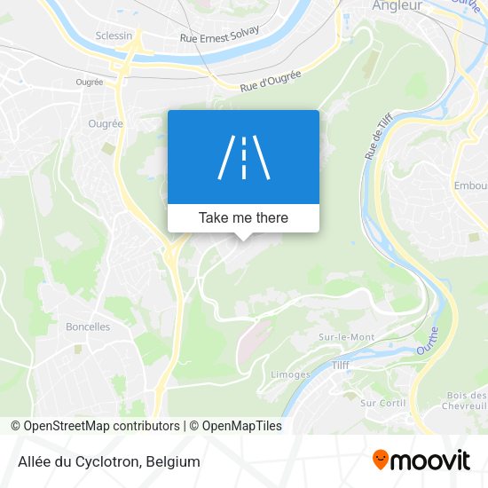Allée du Cyclotron plan