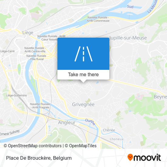 Place De Brouckère map