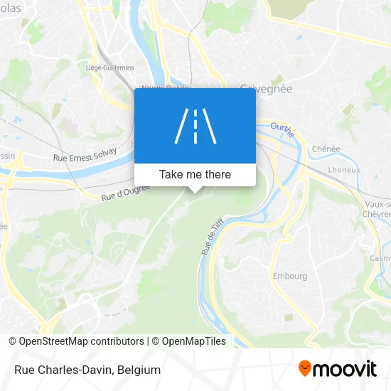 Rue Charles-Davin map