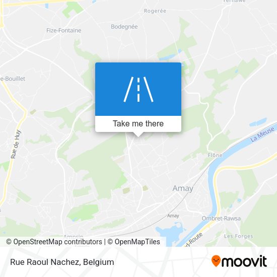 Rue Raoul Nachez plan
