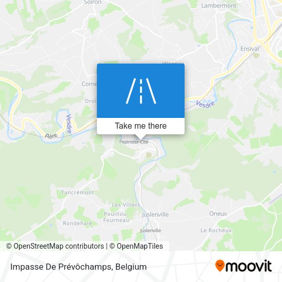 Impasse De Prévôchamps plan
