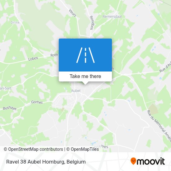Ravel 38 Aubel Homburg map