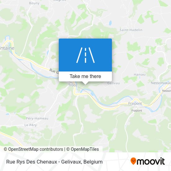 Rue Rys Des Chenaux - Gelivaux plan