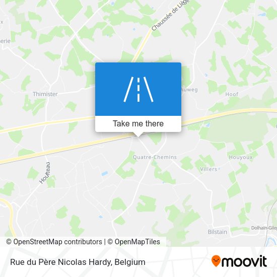 Rue du Père Nicolas Hardy plan