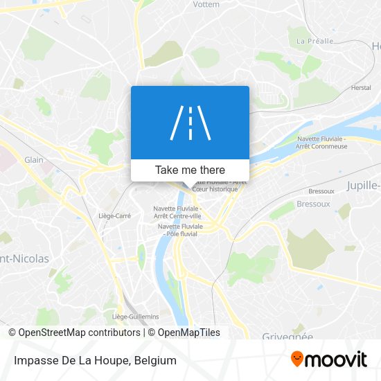 Impasse De La Houpe plan