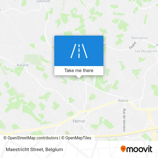 Maestricht Street map