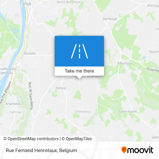 Fernand Henrotaux Street map