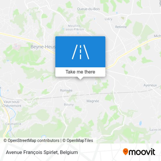 Avenue François Spirlet map