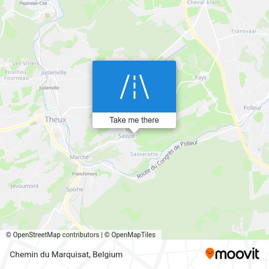 Chemin du Marquisat plan