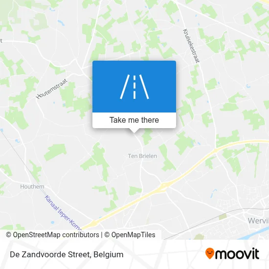 De Zandvoorde Street map