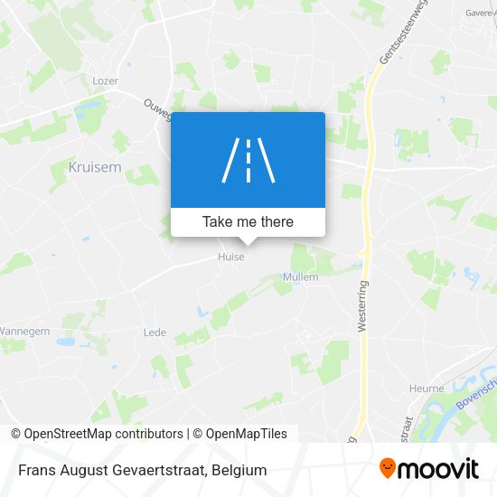 Frans August Gevaertstraat map