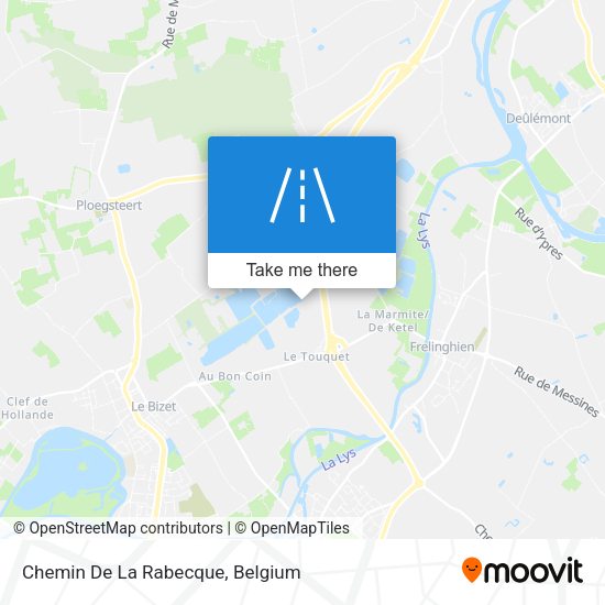 Chemin De La Rabecque map