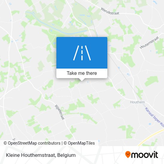 Kleine Houthemstraat map