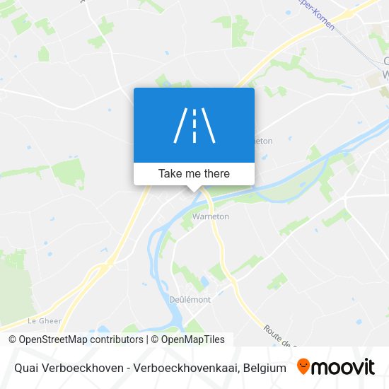 Quai Verboeckhoven - Verboeckhovenkaai plan