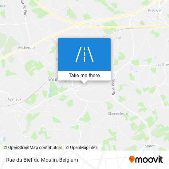 Rue du Bief du Moulin plan