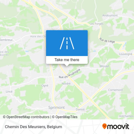 Chemin Des Meuniers plan