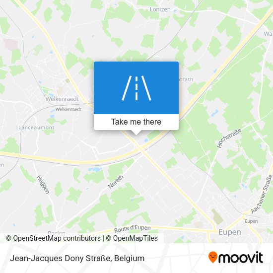 Jean-Jacques Dony Straße map