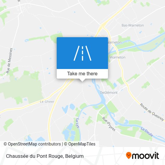 Chaussée du Pont Rouge map