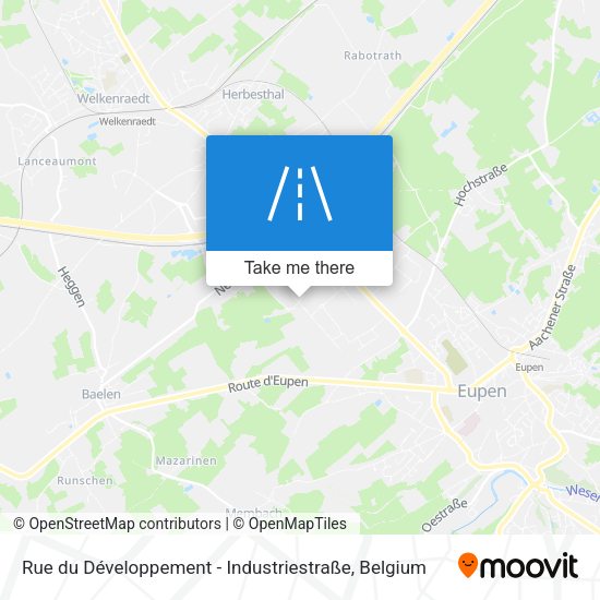 Rue du Développement - Industriestraße map