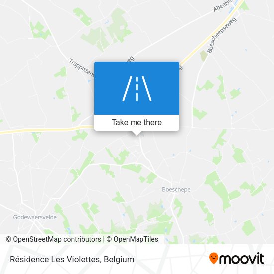 Résidence Les Violettes map