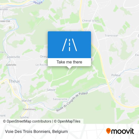 Voie Des Trois Bonniers plan