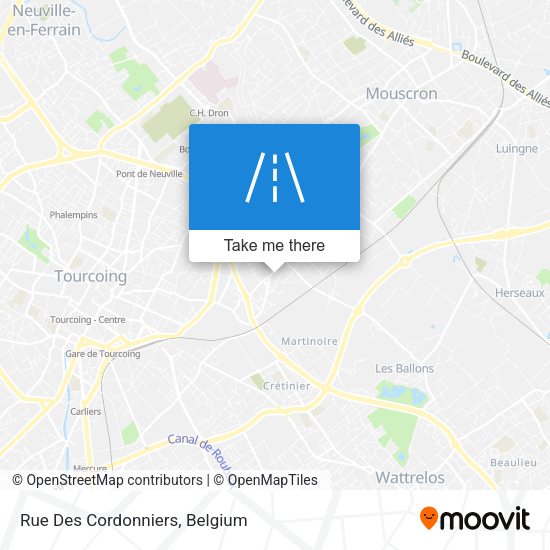 Rue Des Cordonniers plan