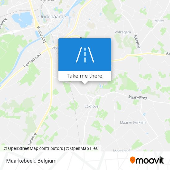Maarkebeek map
