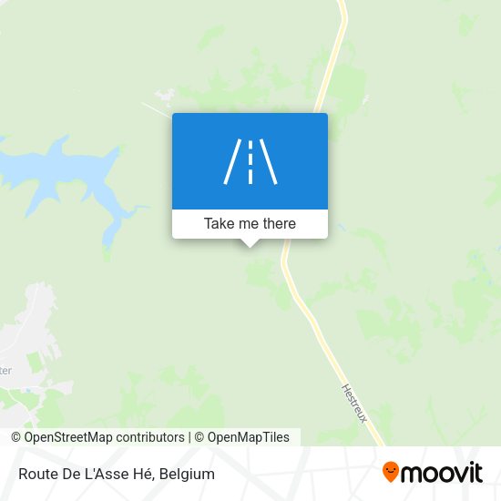 Route De L'Asse Hé plan