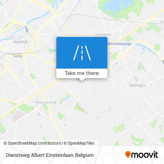 Dienstweg Albert Einsteinlaan map