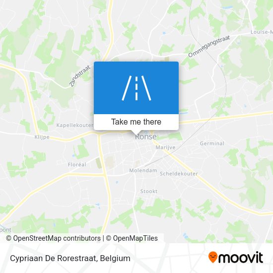 Cypriaan De Rorestraat map
