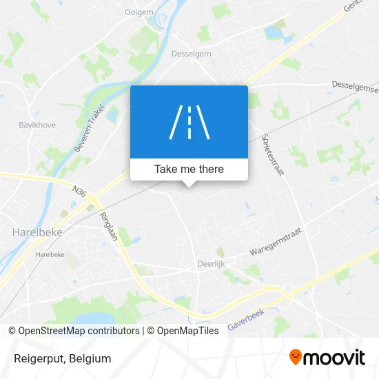 Reigerput map