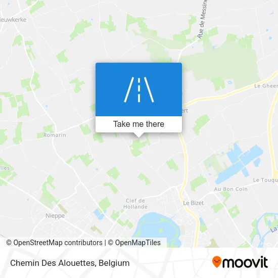 Chemin Des Alouettes map