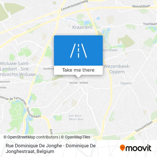Rue Dominique De Jonghe - Dominique De Jonghestraat map