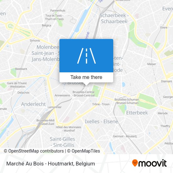 Marché Au Bois - Houtmarkt map