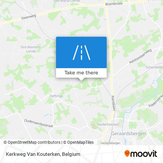 Kerkweg Van Kouterken map