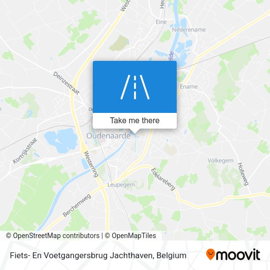 Fiets- En Voetgangersbrug Jachthaven plan