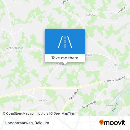 Hoogstraatweg map