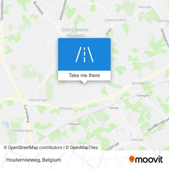 Houtemseweg map