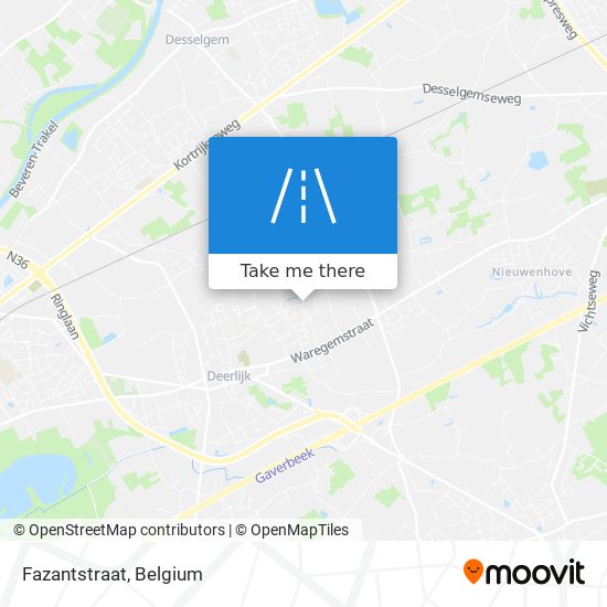 Fazantstraat map