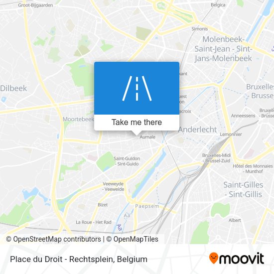 Place du Droit - Rechtsplein map