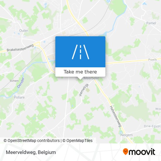 Meerveldweg map