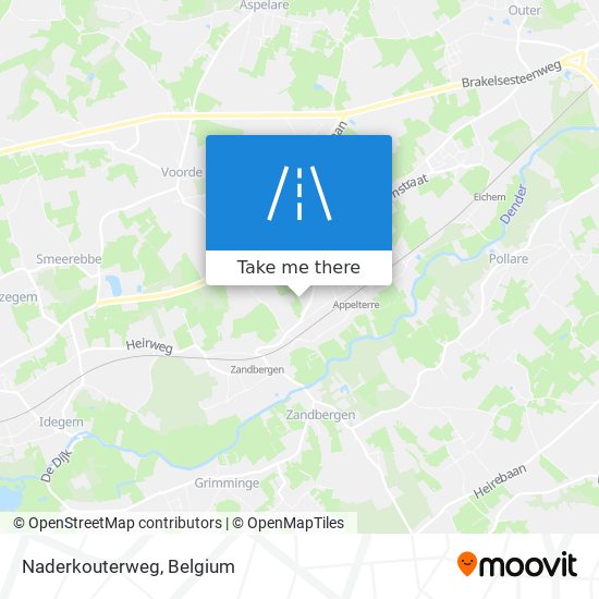 Naderkouterweg map
