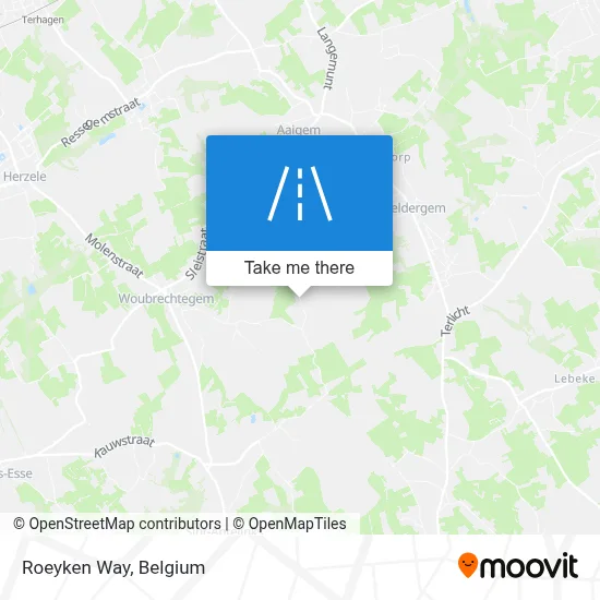 Roeyken Way map