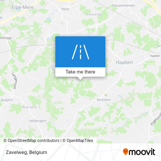 Zavelweg map