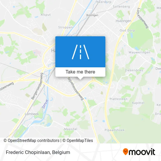 Frederic Chopin Avenue map